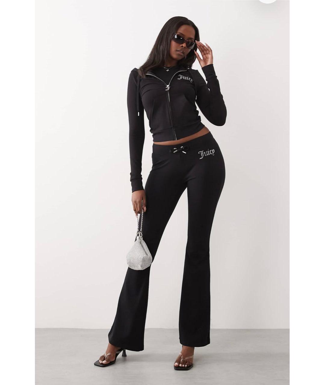 JUICY COUTURE Черный хлопковый спортивные костюмы, фото 2