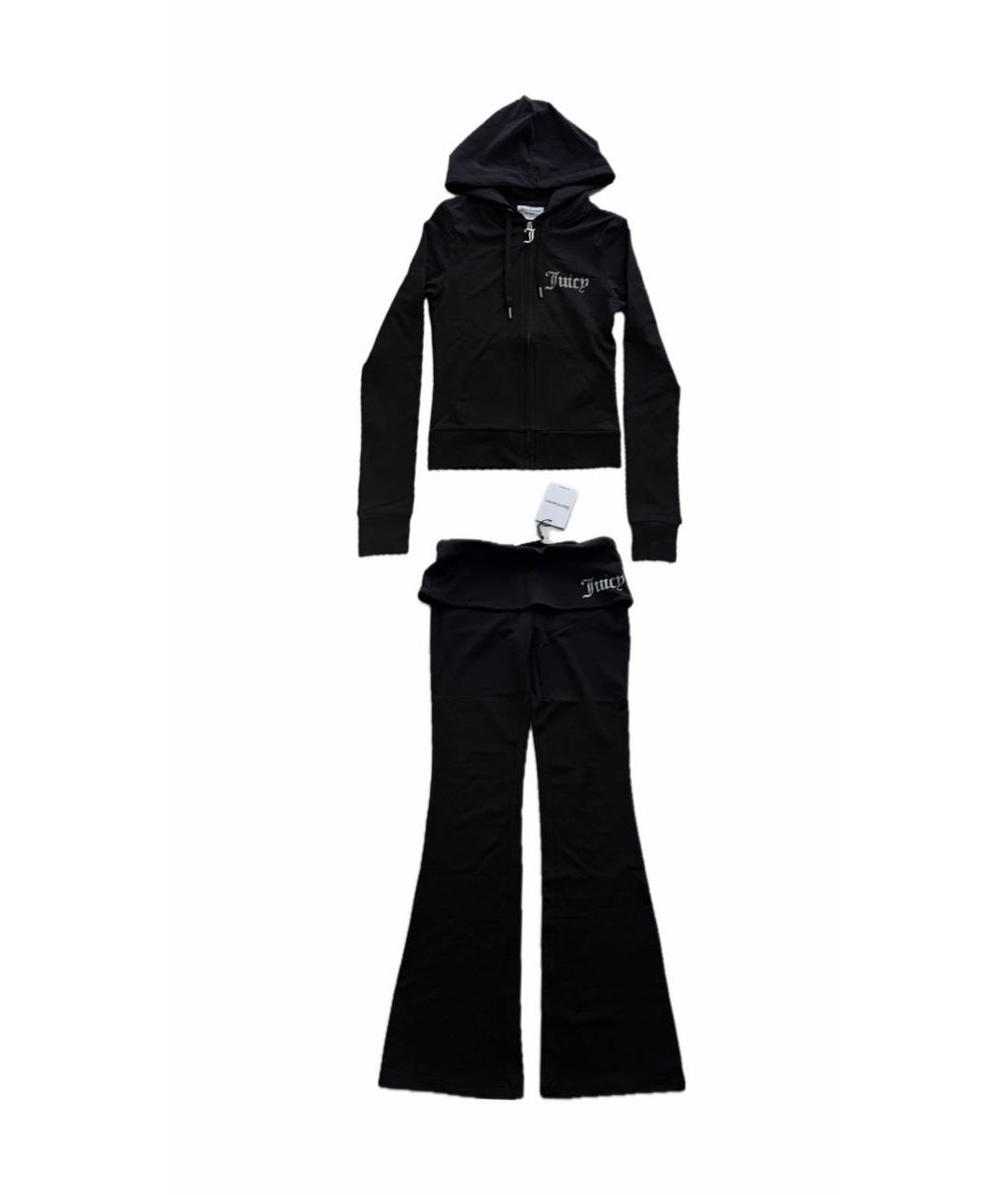 JUICY COUTURE Черный хлопковый спортивные костюмы, фото 1