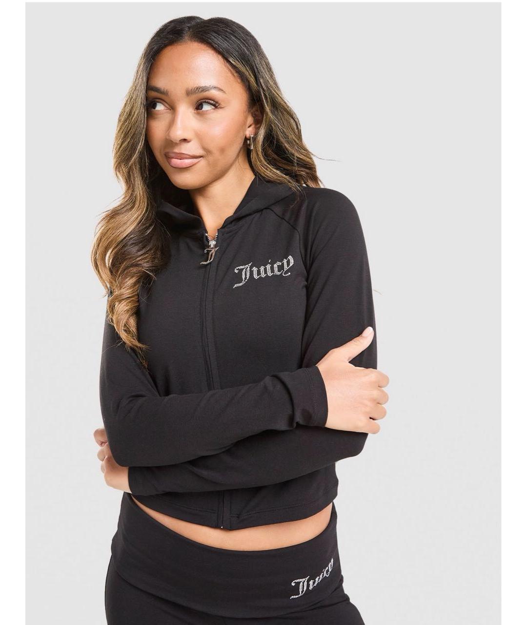JUICY COUTURE Черный хлопковый спортивные костюмы, фото 4