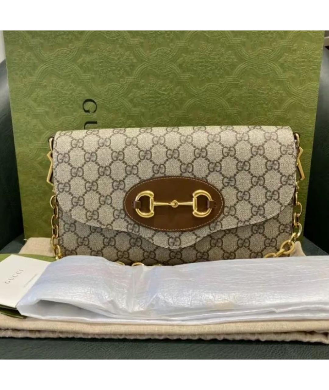 GUCCI Бежевая сумка через плечо, фото 6