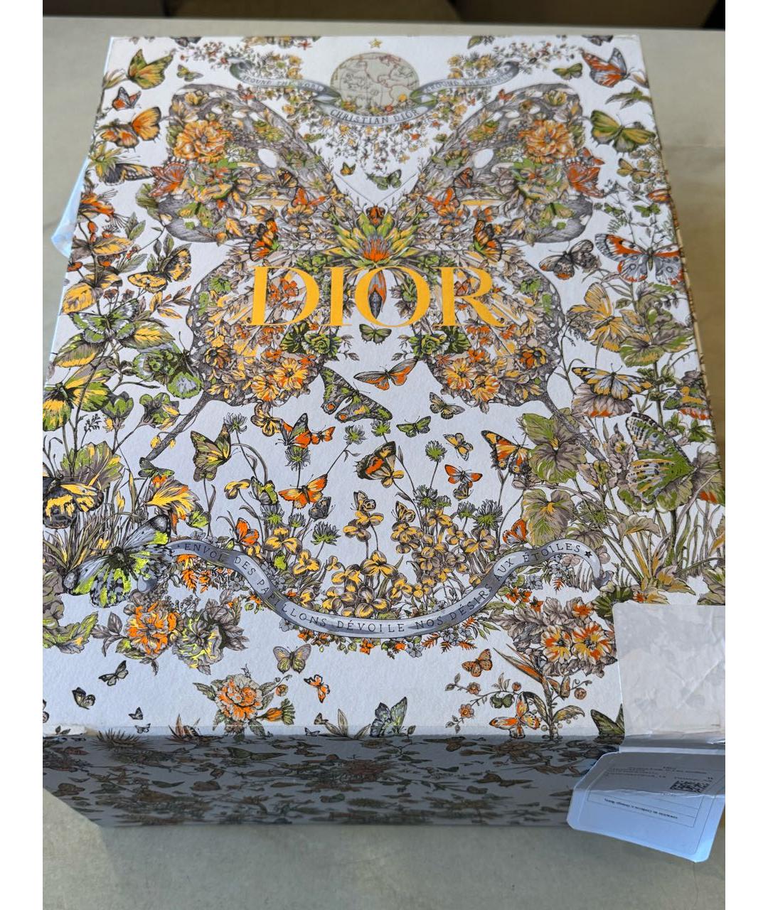 CHRISTIAN DIOR Голубая сумка с короткими ручками из канвы, фото 5