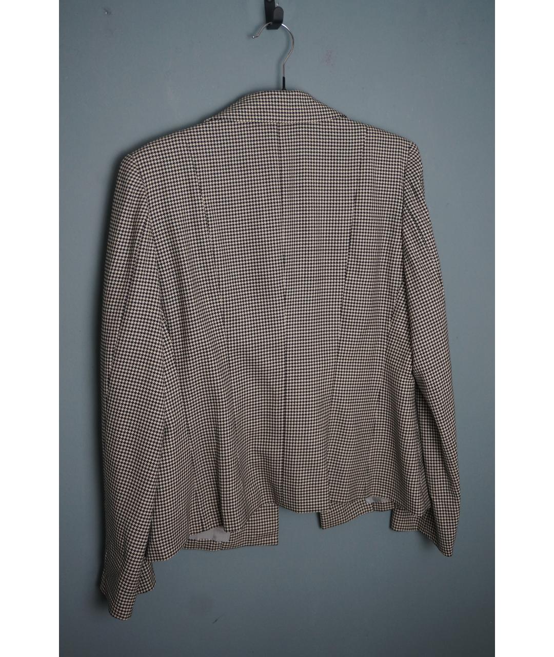 BURBERRY Коричневый шерстяной костюм с юбками, фото 2
