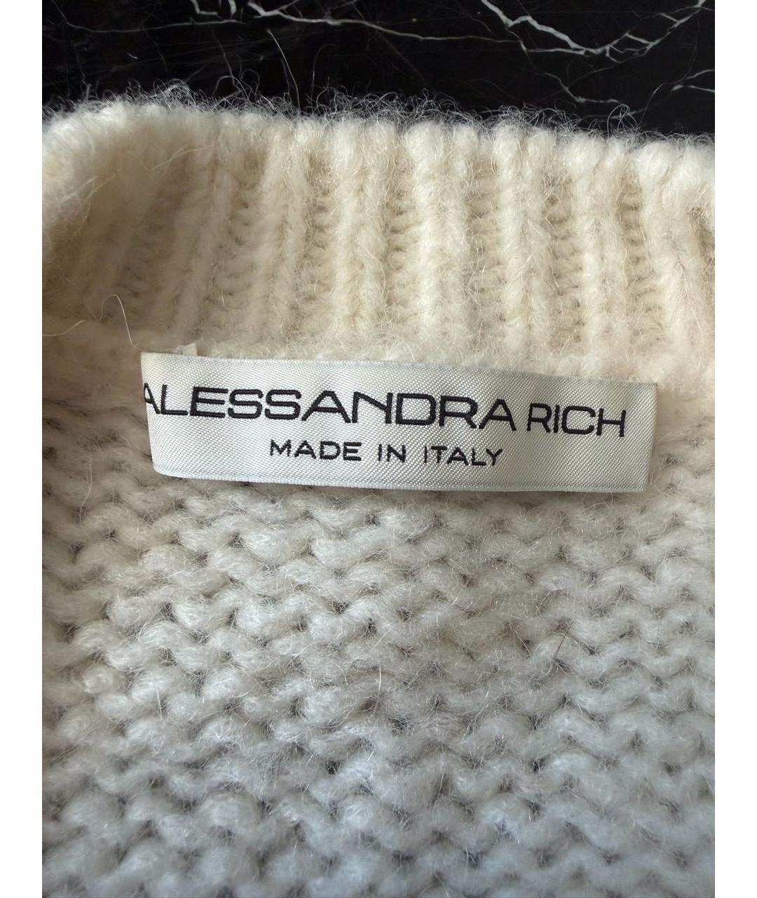ALESSANDRA RICH Бежевый кардиган, фото 4