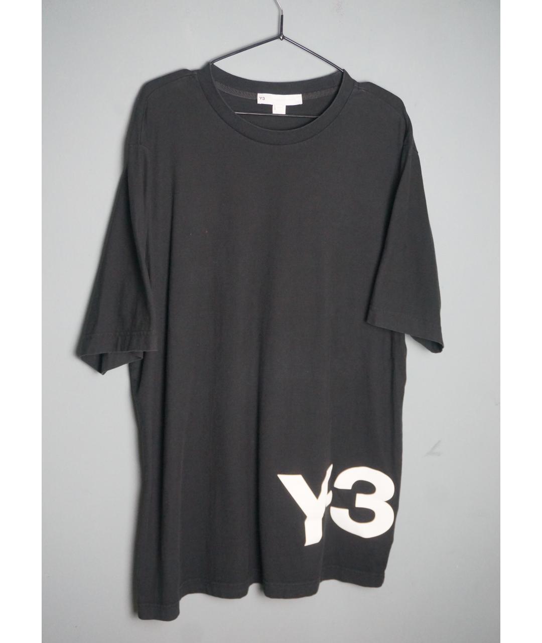 YOHJI YAMAMOTO Черная хлопковая футболка, фото 10