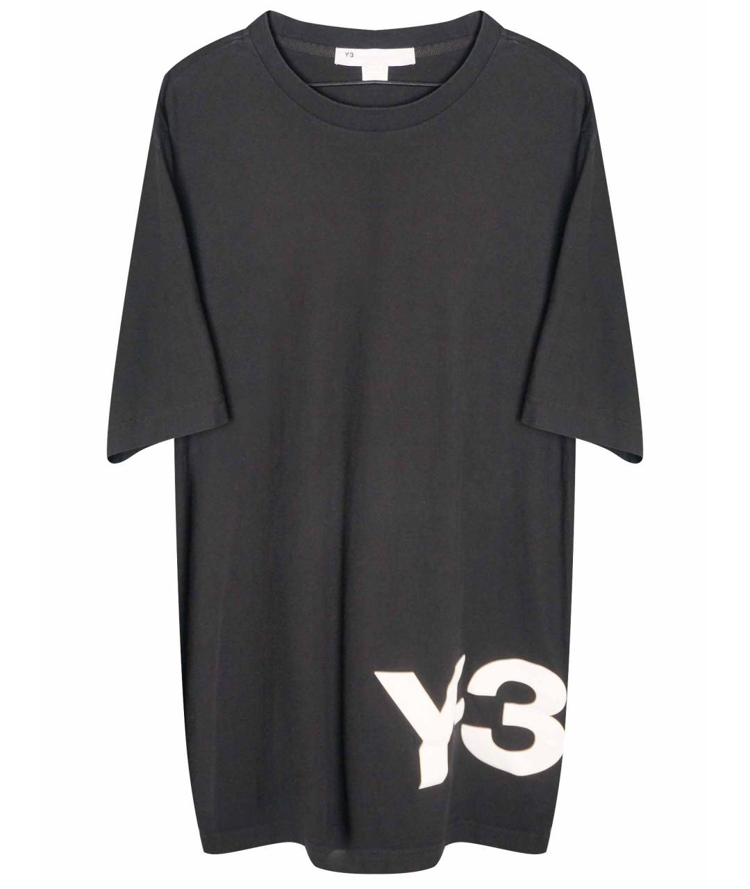 YOHJI YAMAMOTO Черная хлопковая футболка, фото 1