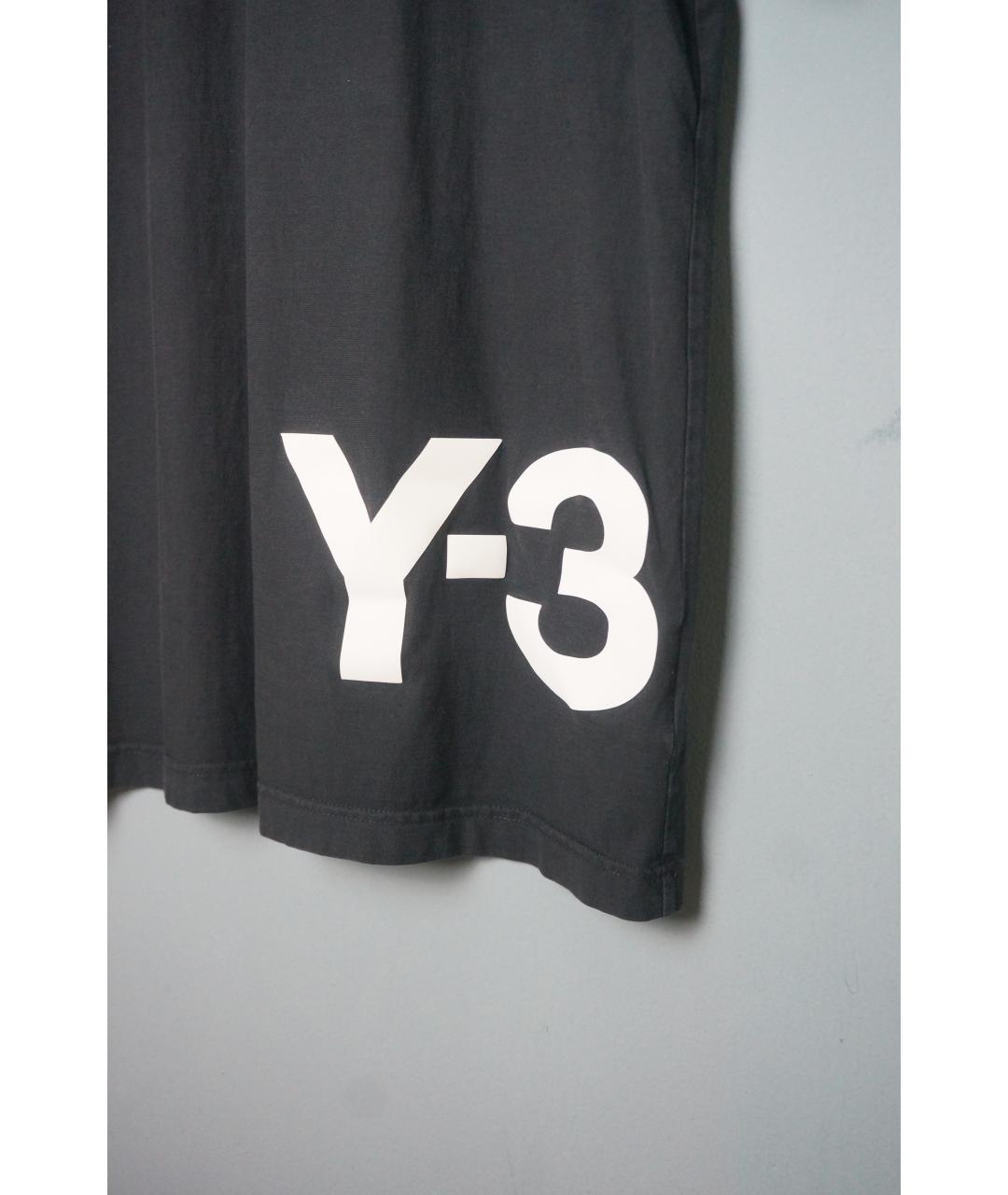 YOHJI YAMAMOTO Черная хлопковая футболка, фото 3