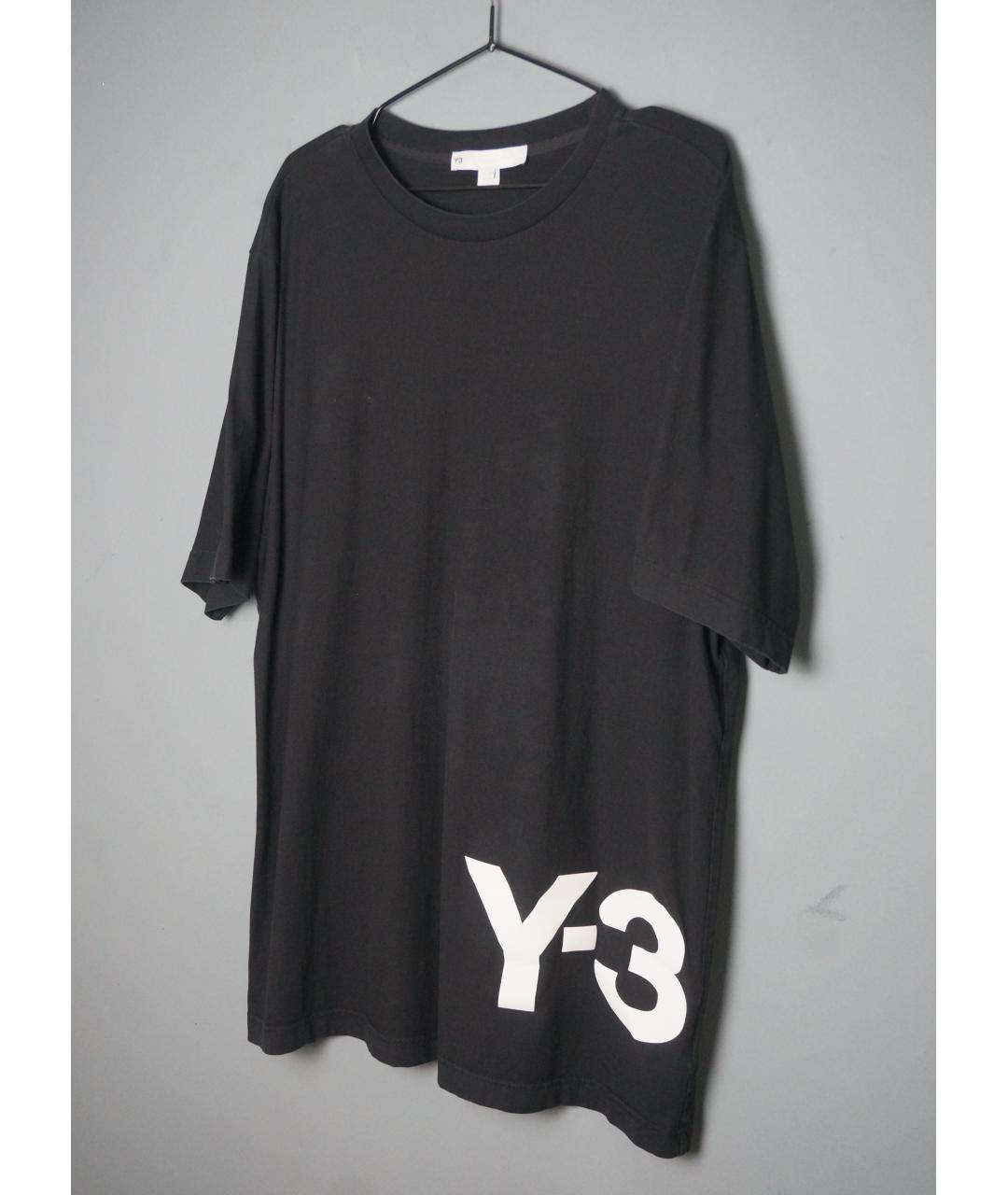 YOHJI YAMAMOTO Черная хлопковая футболка, фото 2