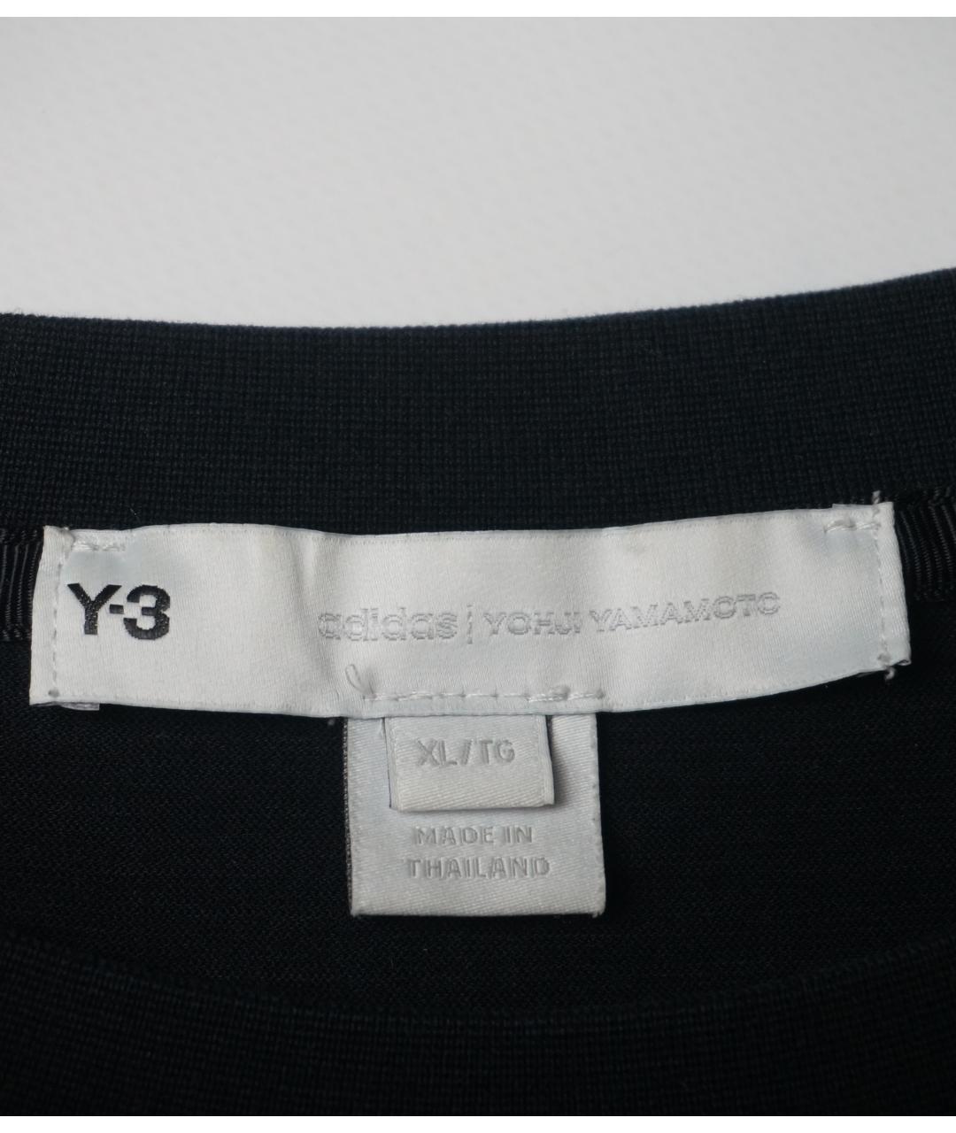 YOHJI YAMAMOTO Черная хлопковая футболка, фото 6