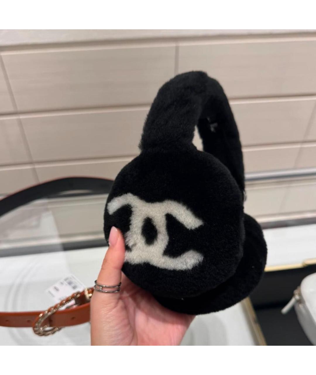 CHANEL Черные наушники, фото 2