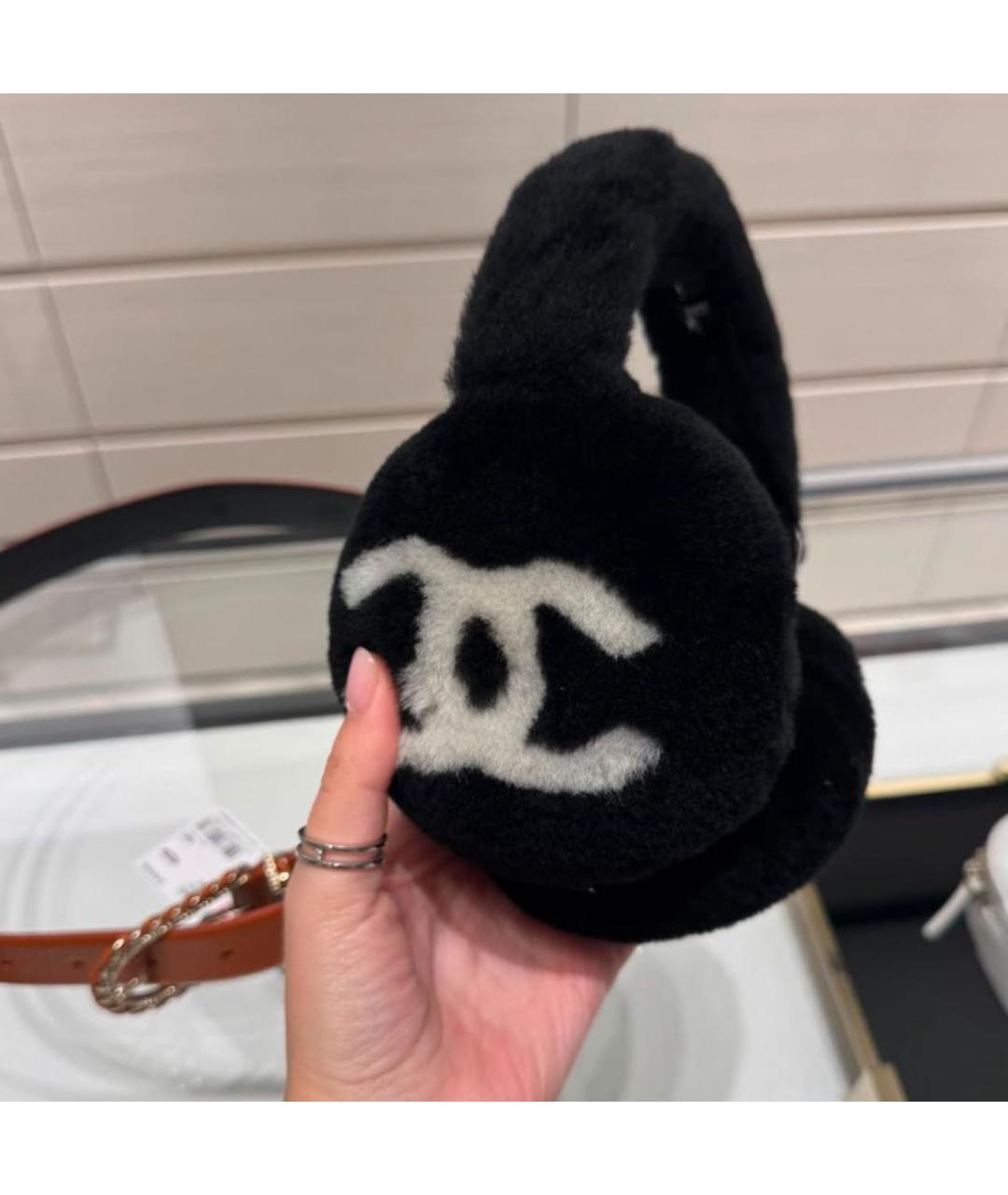 CHANEL Черные наушники, фото 3