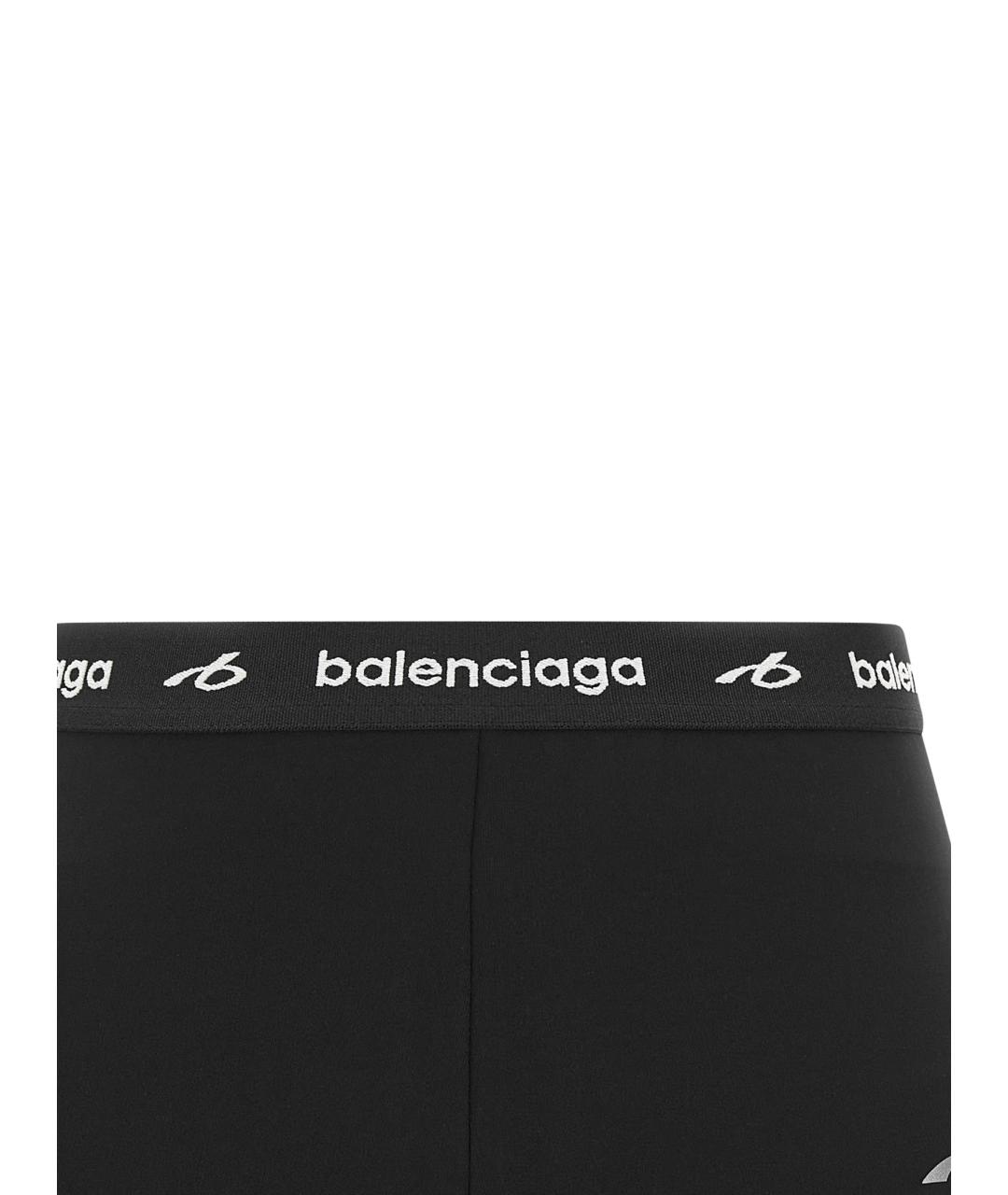 BALENCIAGA Черные полиамидовые шорты, фото 3
