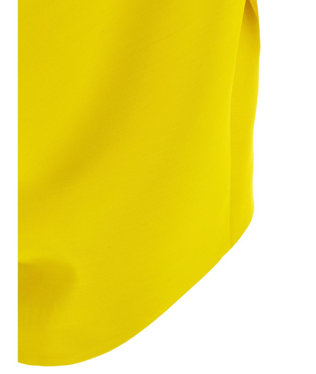BALENCIAGA Желтая шерстяная блузы, фото 4