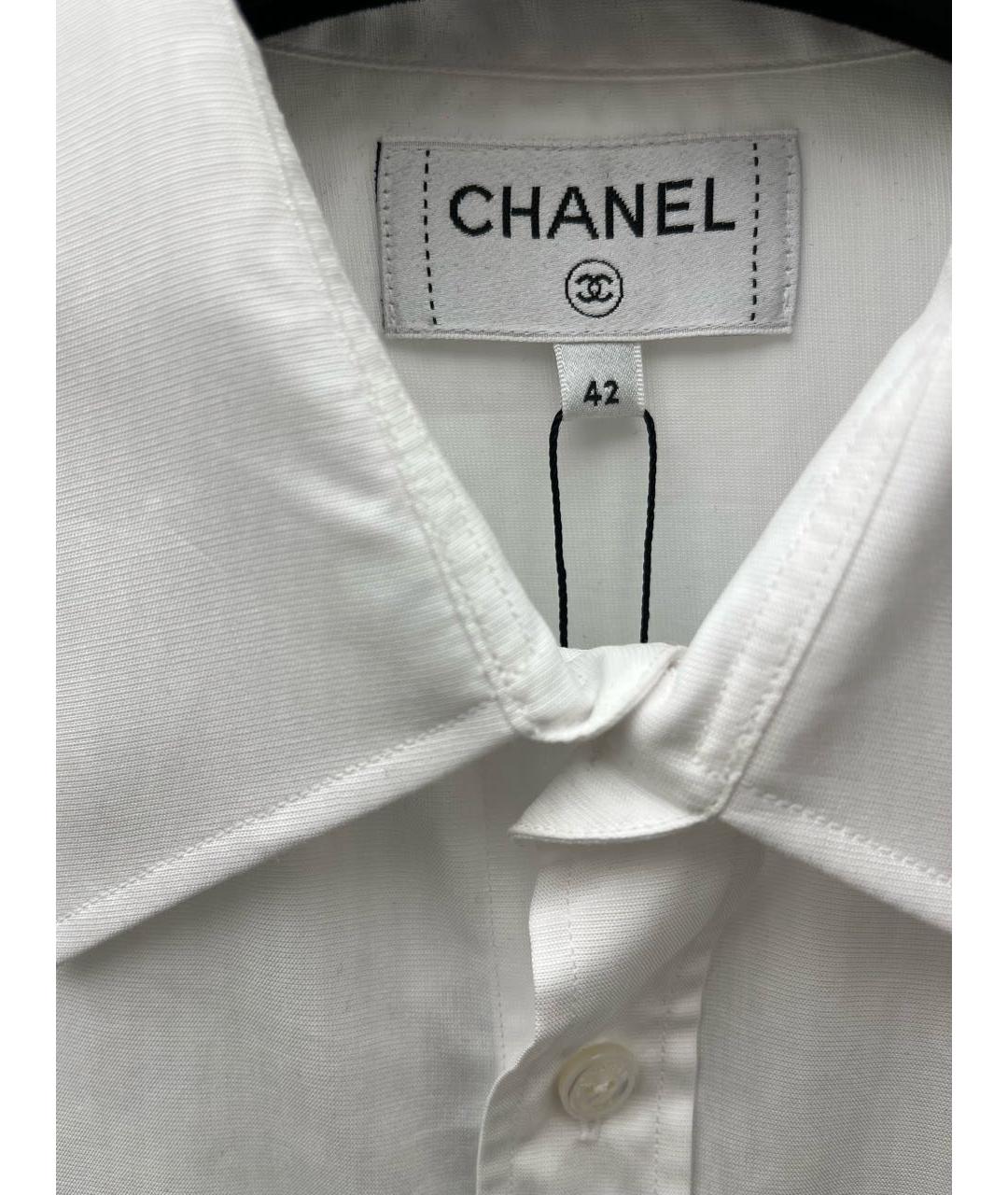 CHANEL Белая хлопковая рубашка, фото 3