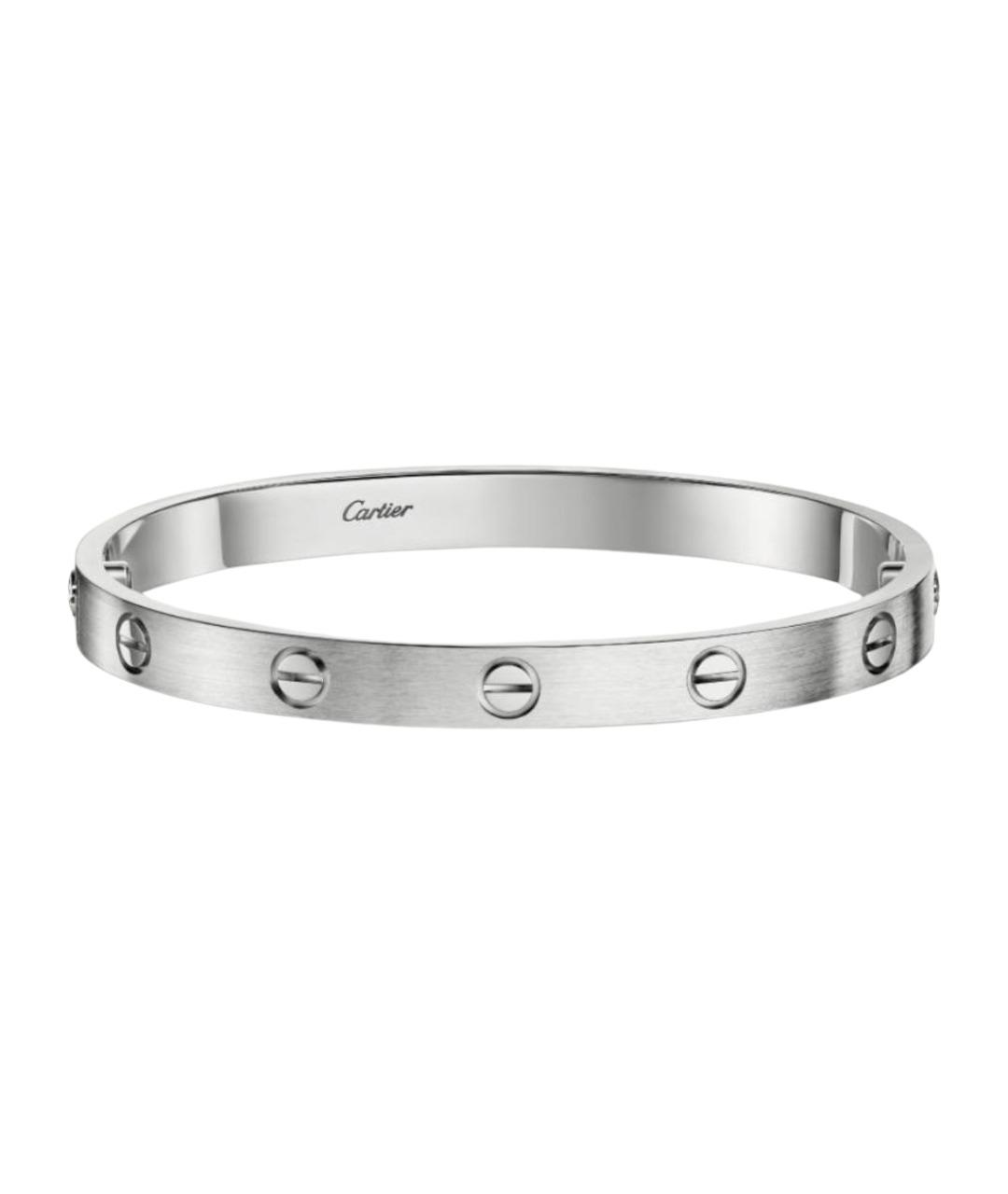 CARTIER Серебряный браслет из белого золота, фото 1