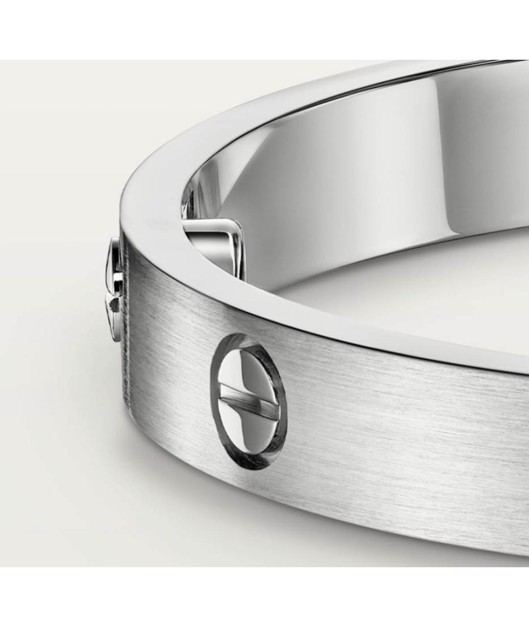 CARTIER Серебряный браслет из белого золота, фото 2