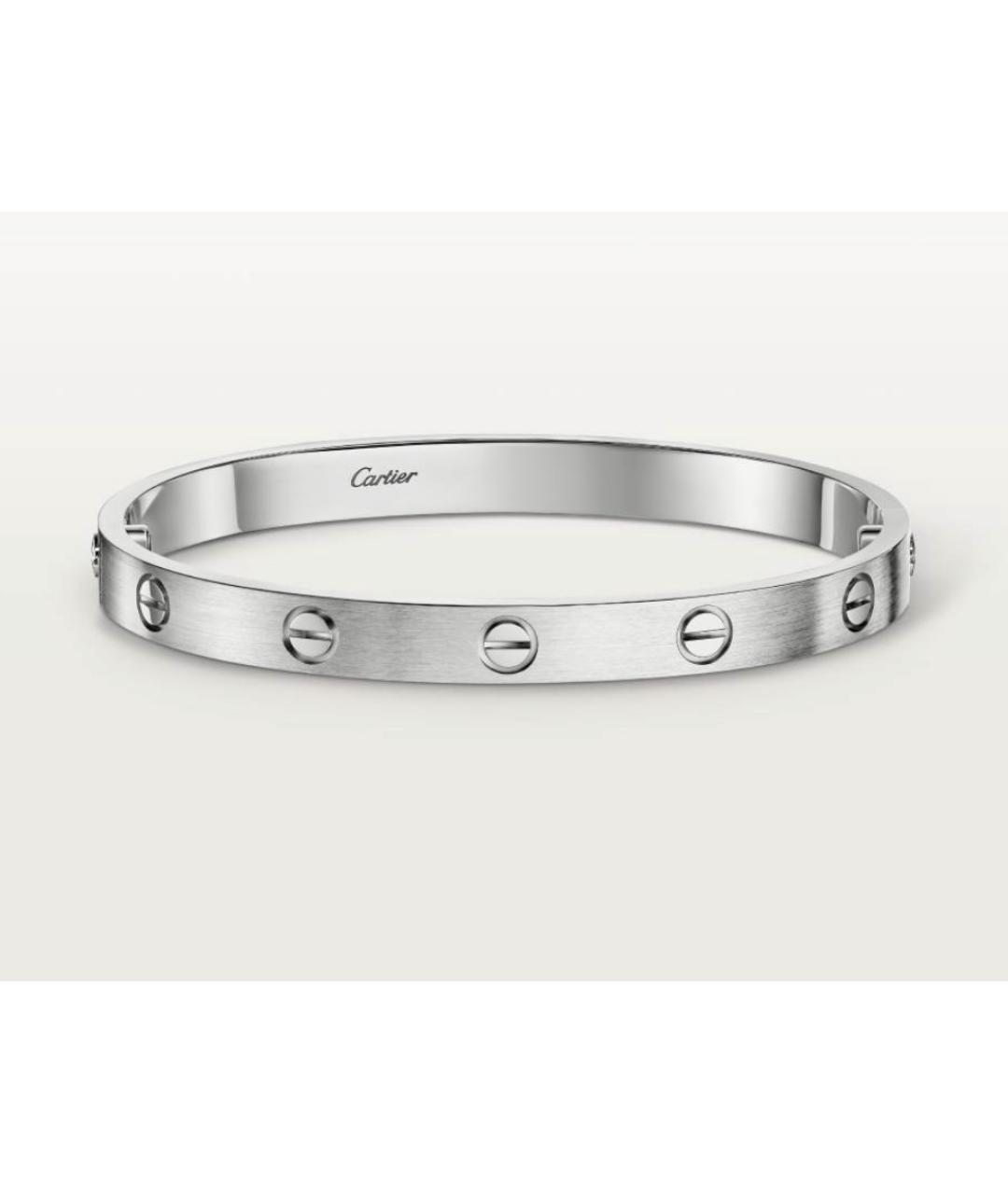 CARTIER Серебряный браслет из белого золота, фото 5