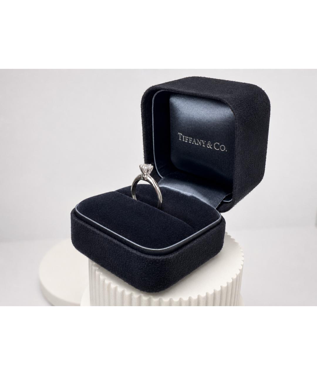 TIFFANY&CO Серебряное платиновое кольцо, фото 5