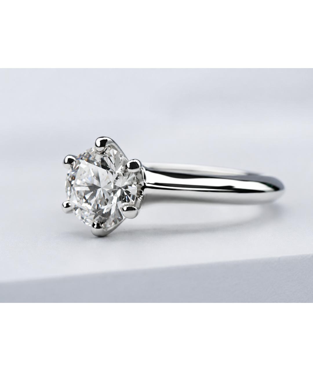 TIFFANY&CO Серебряное платиновое кольцо, фото 7