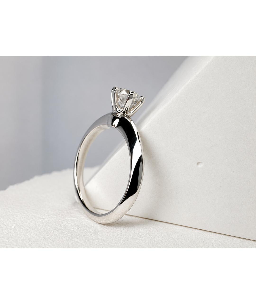 TIFFANY&CO Серебряное платиновое кольцо, фото 3