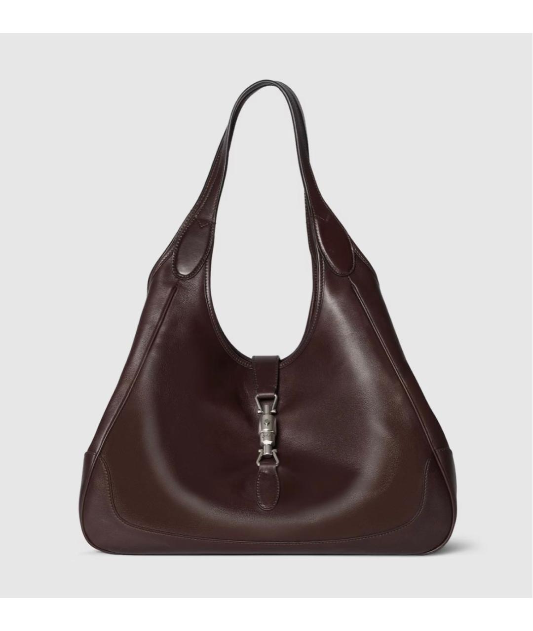 GUCCI Коричневая кожаная сумка тоут, фото 3