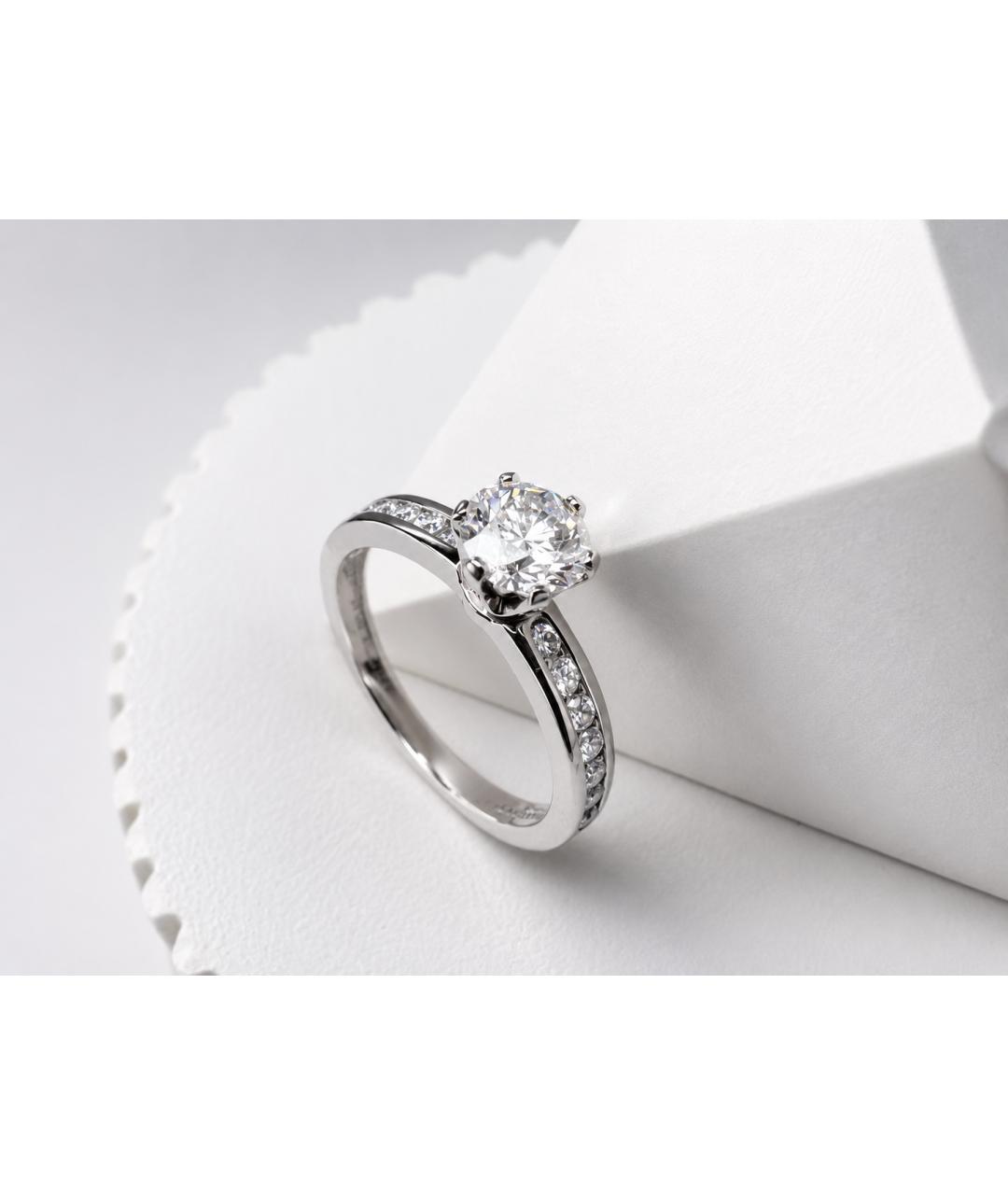 TIFFANY&CO Серебряное платиновое кольцо, фото 3