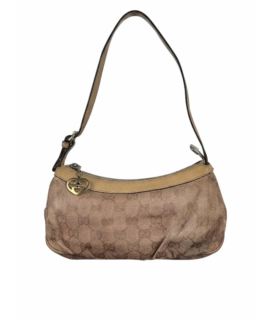 GUCCI Розовая жаккардовая сумка с короткими ручками, фото 9