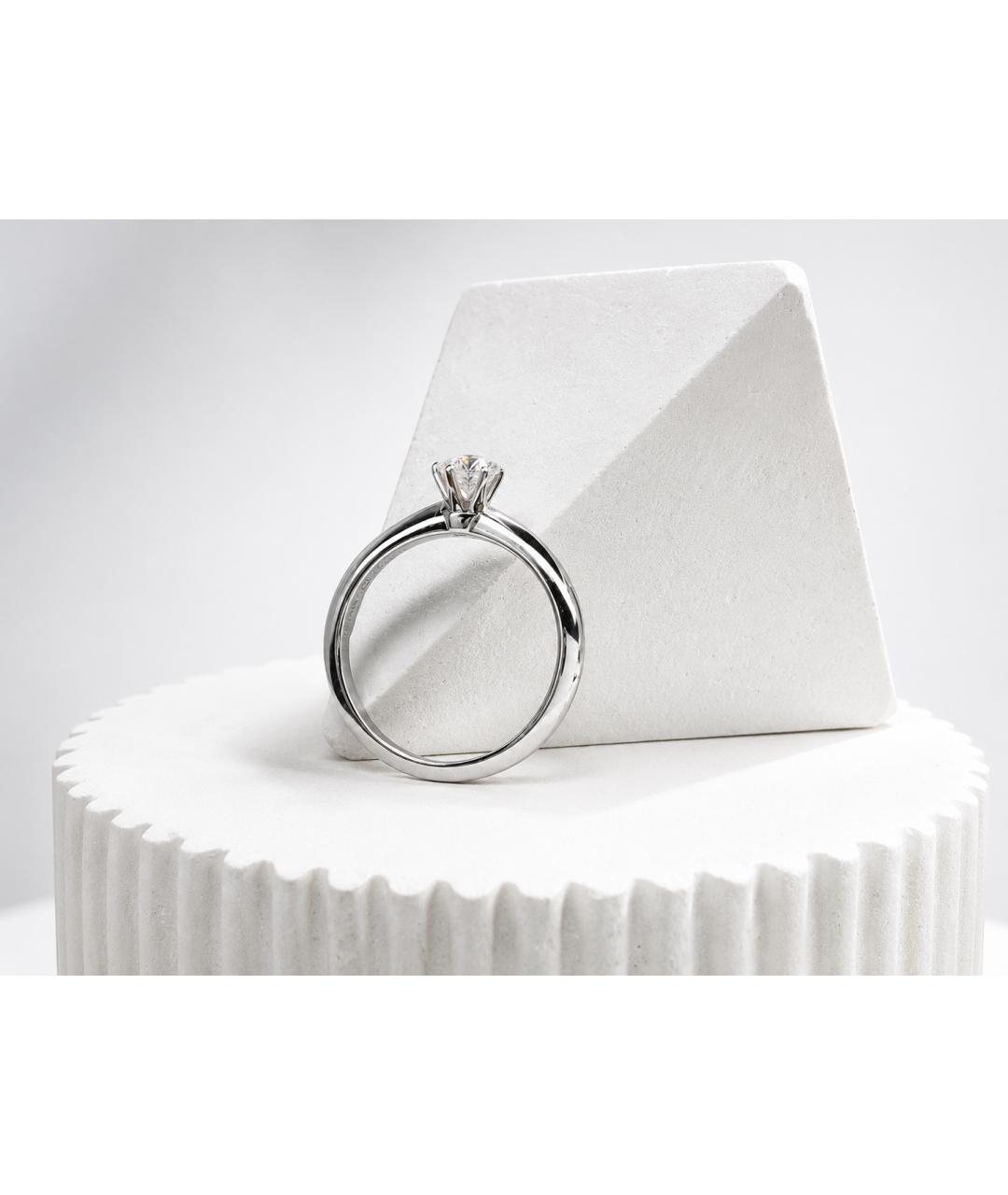 TIFFANY&CO Серебряное платиновое кольцо, фото 5