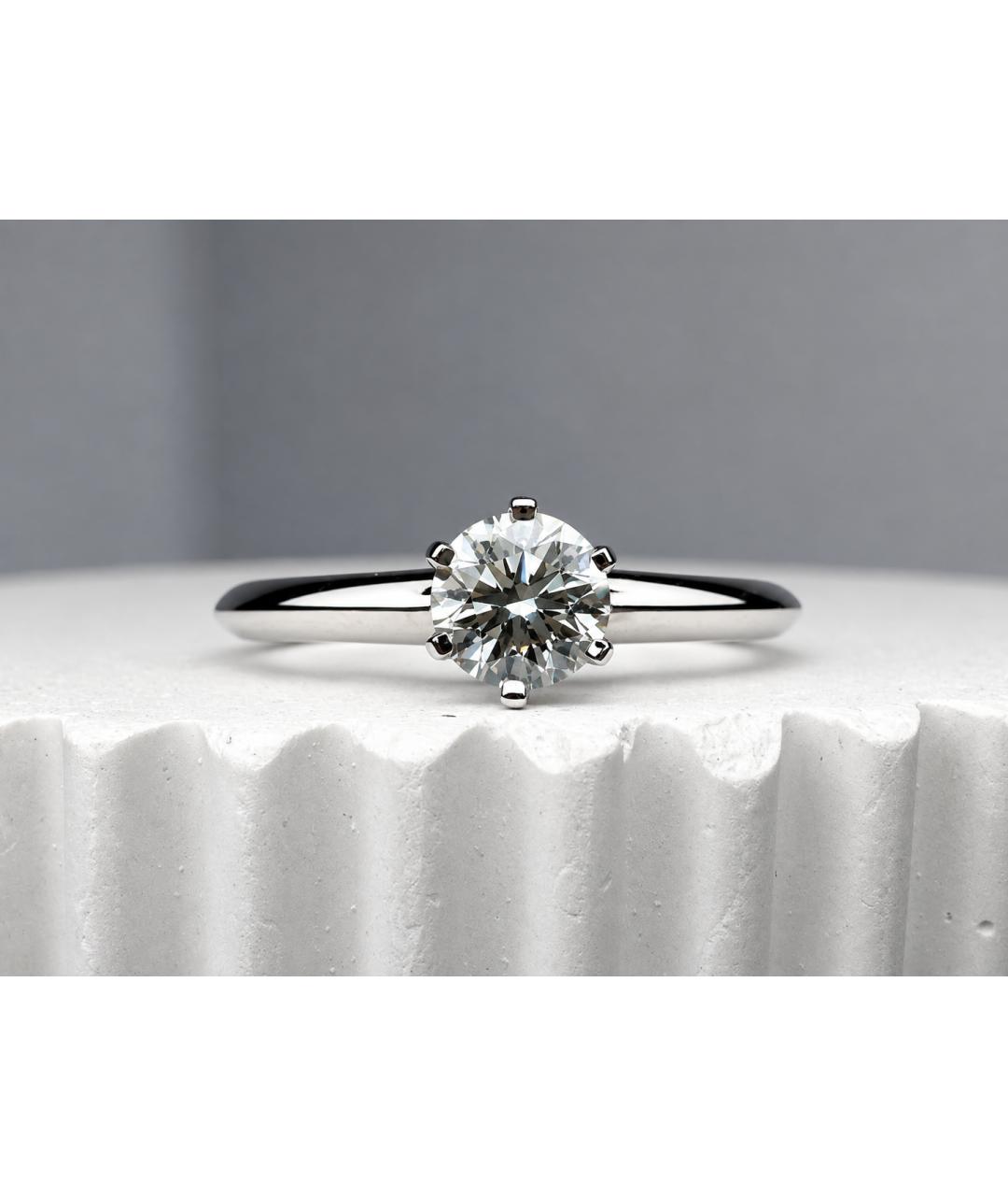 TIFFANY&CO Серебряное платиновое кольцо, фото 2