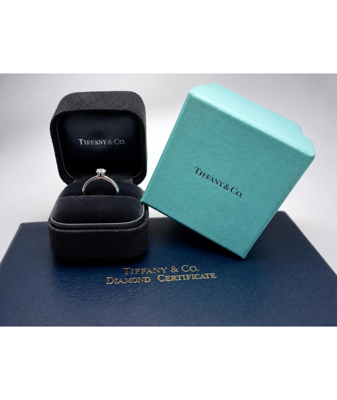 TIFFANY&CO Серебряное платиновое кольцо, фото 6