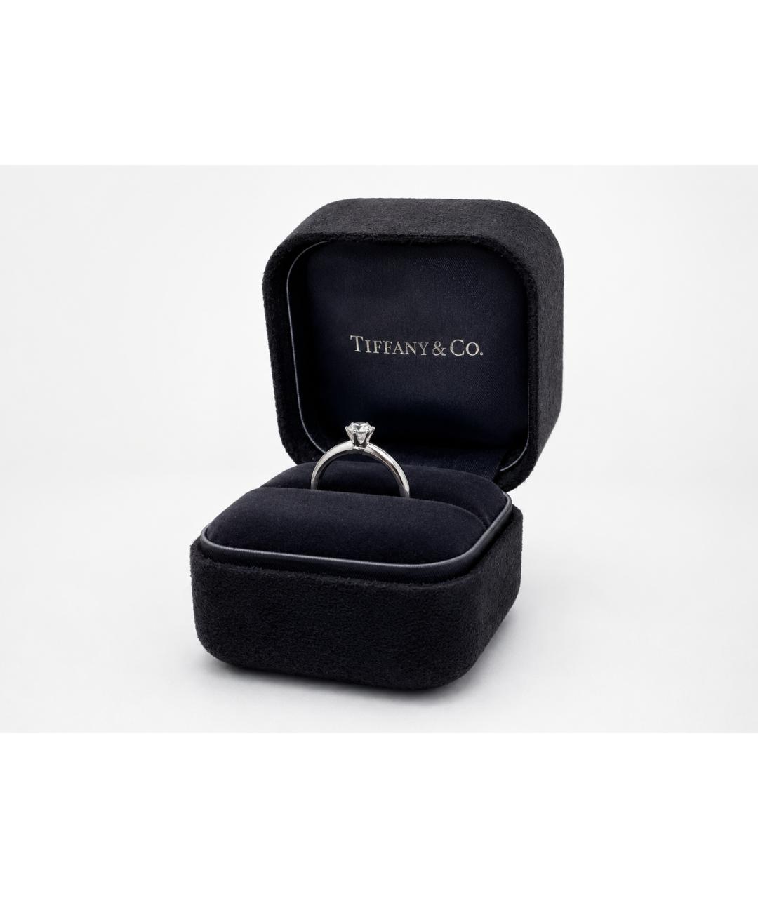 TIFFANY&CO Серебряное платиновое кольцо, фото 4