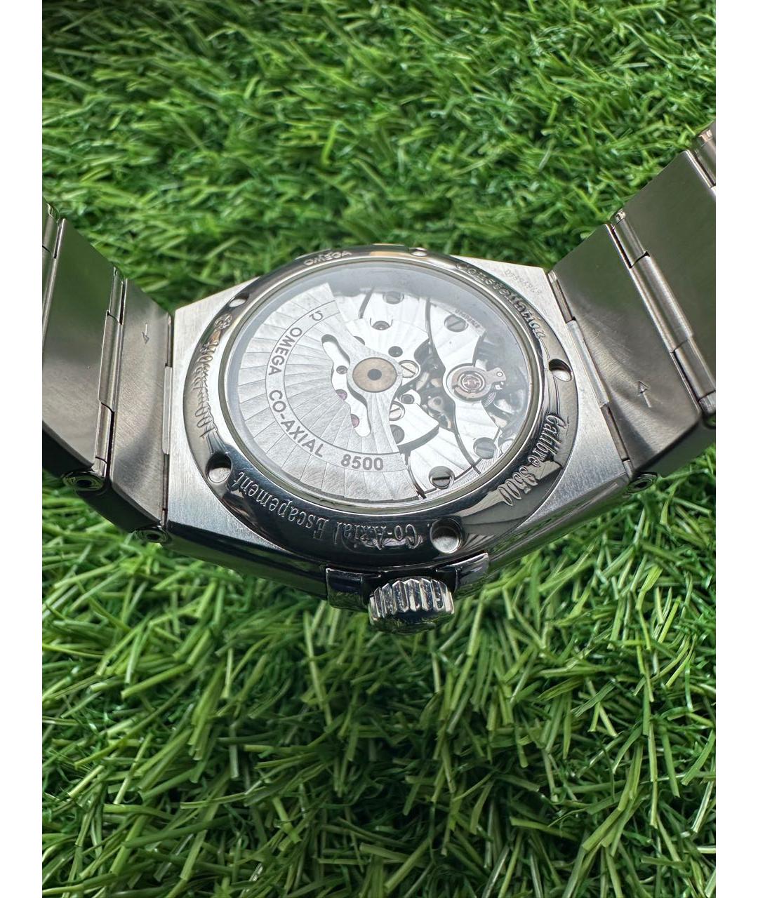 OMEGA Серебряные стальные часы, фото 2