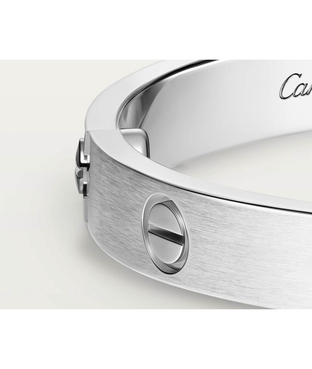 CARTIER Серебряный браслет из белого золота, фото 2