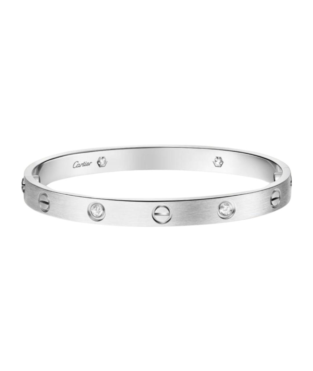 CARTIER Серебряный браслет из белого золота, фото 1