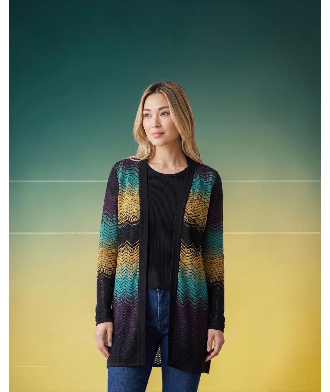 M MISSONI Мульти вискозный кардиган, фото 2