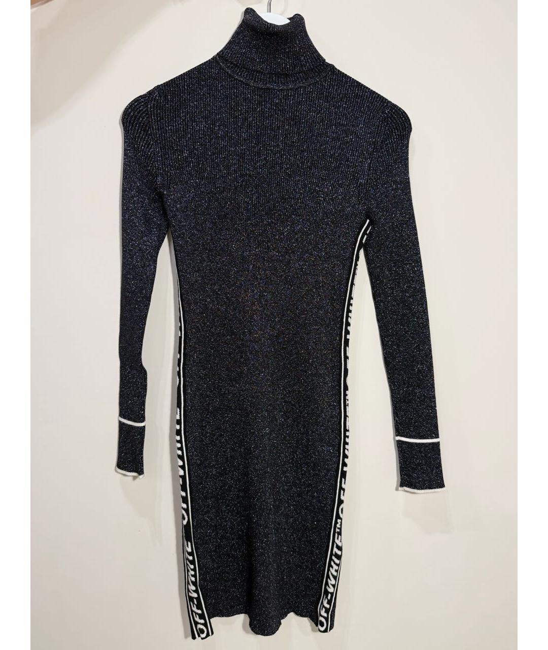 OFF-WHITE Черное платье, фото 3
