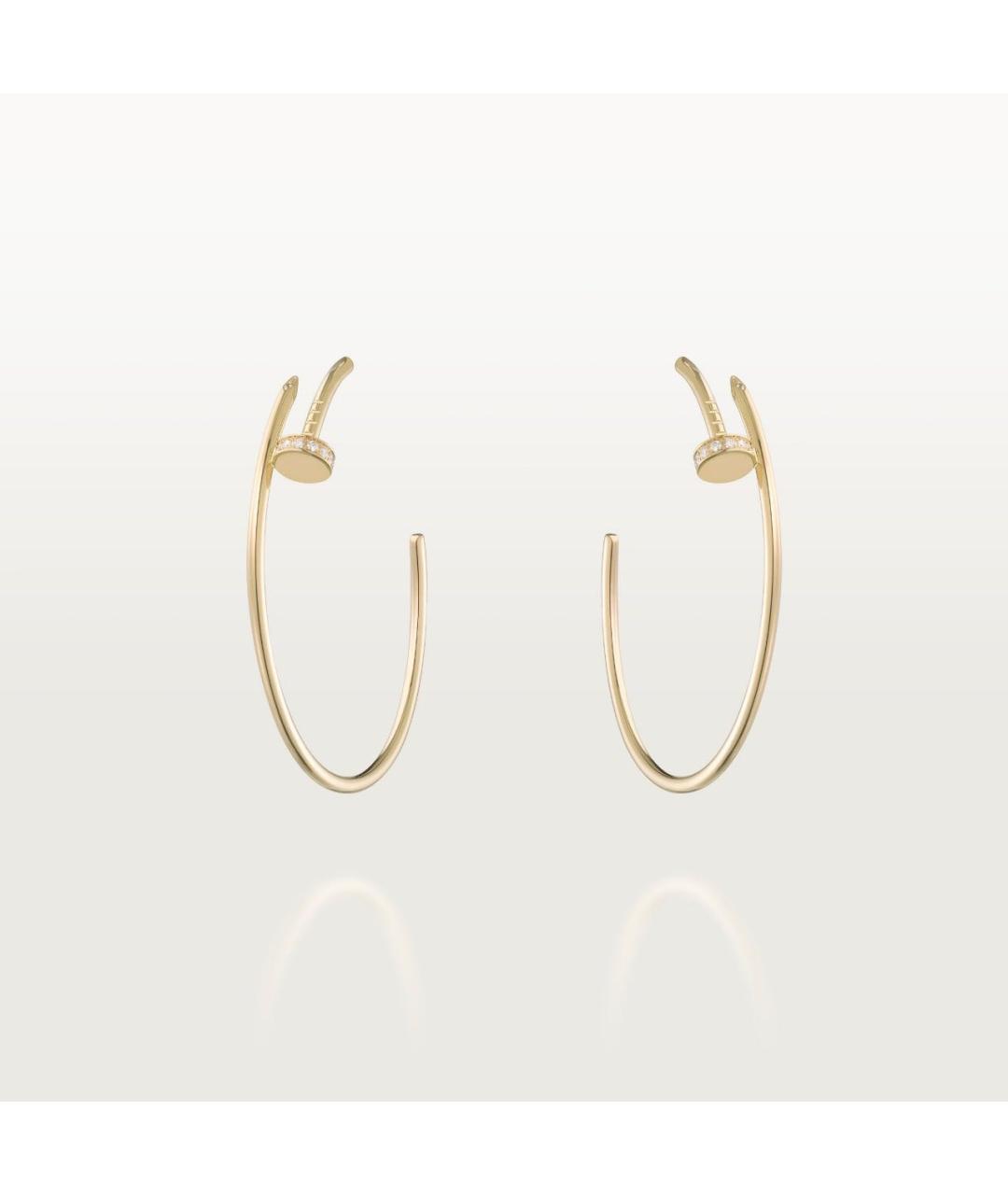 CARTIER Золотые серьги из желтого золота, фото 9