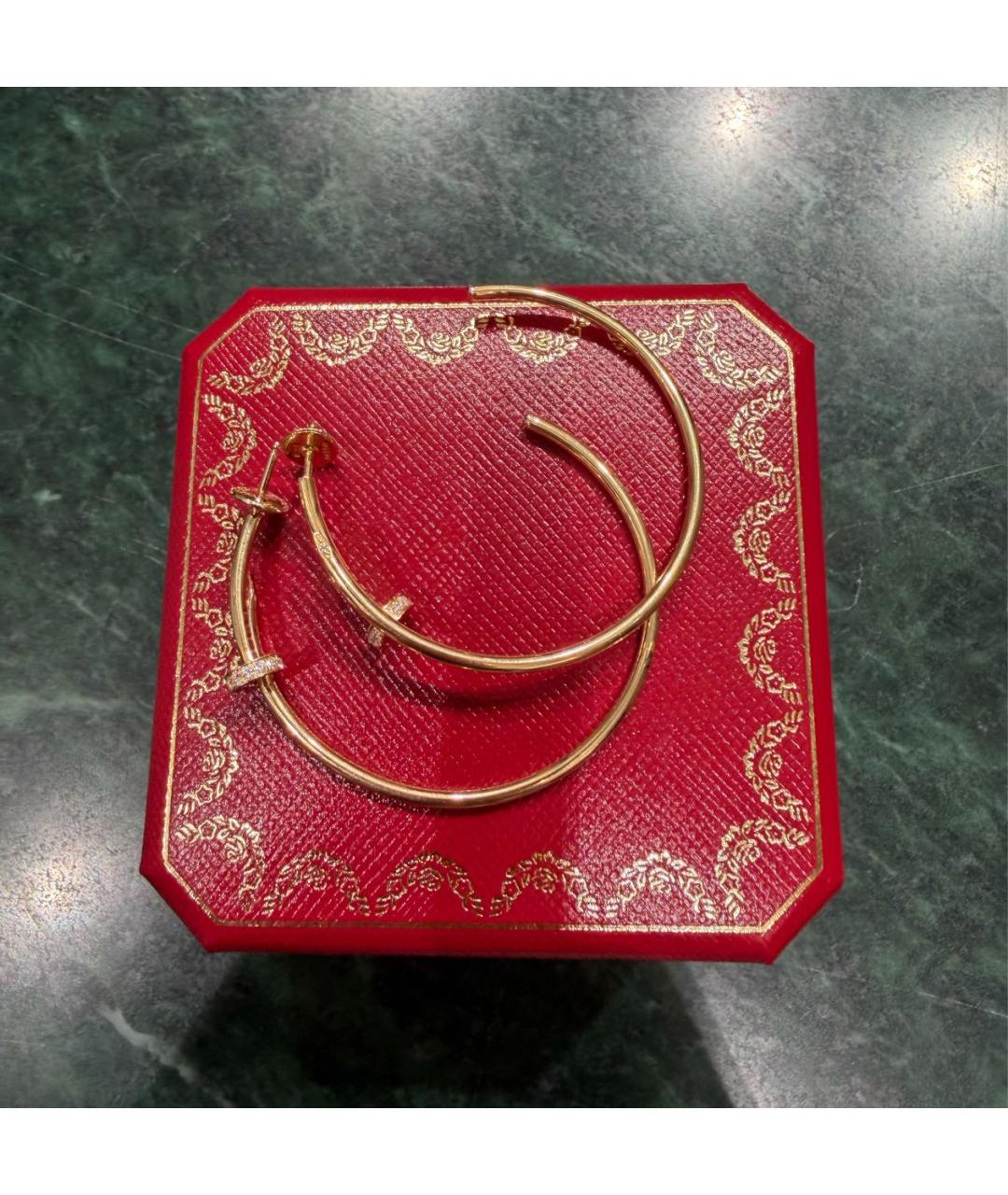 CARTIER Золотые серьги из желтого золота, фото 4