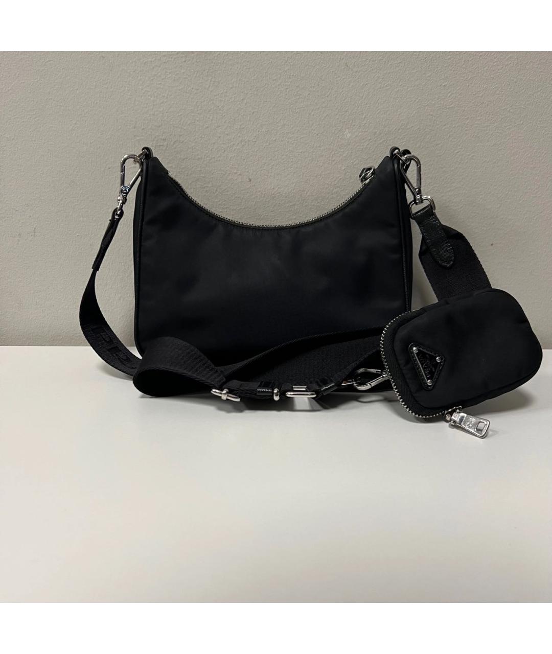 PRADA Черная сумка через плечо, фото 3