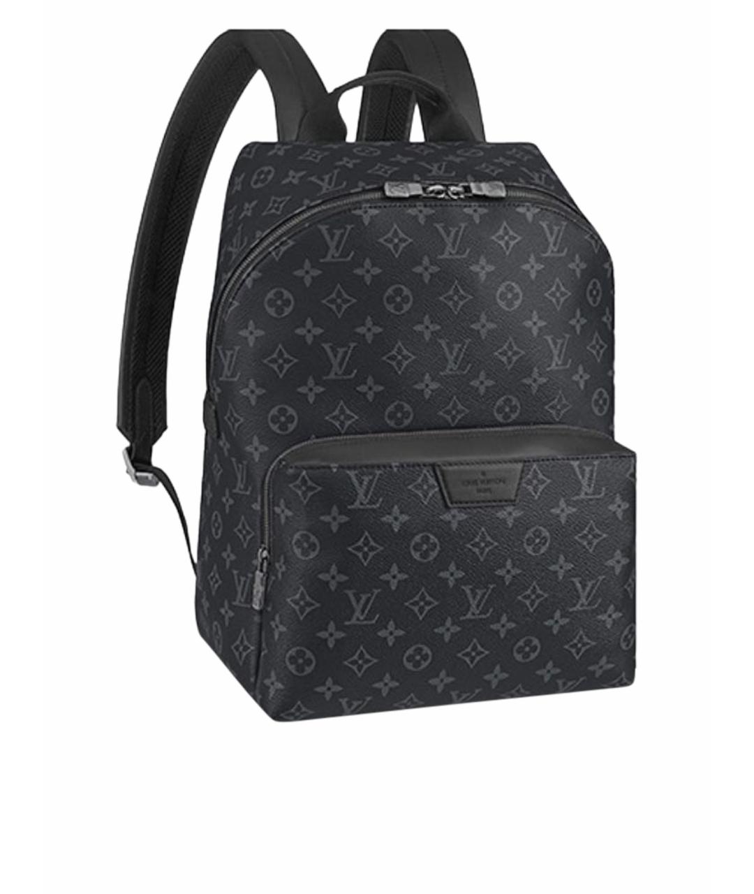 LOUIS VUITTON Черный рюкзак из канвы, фото 1