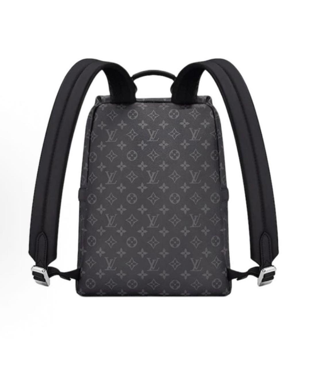 LOUIS VUITTON Черный рюкзак из канвы, фото 2