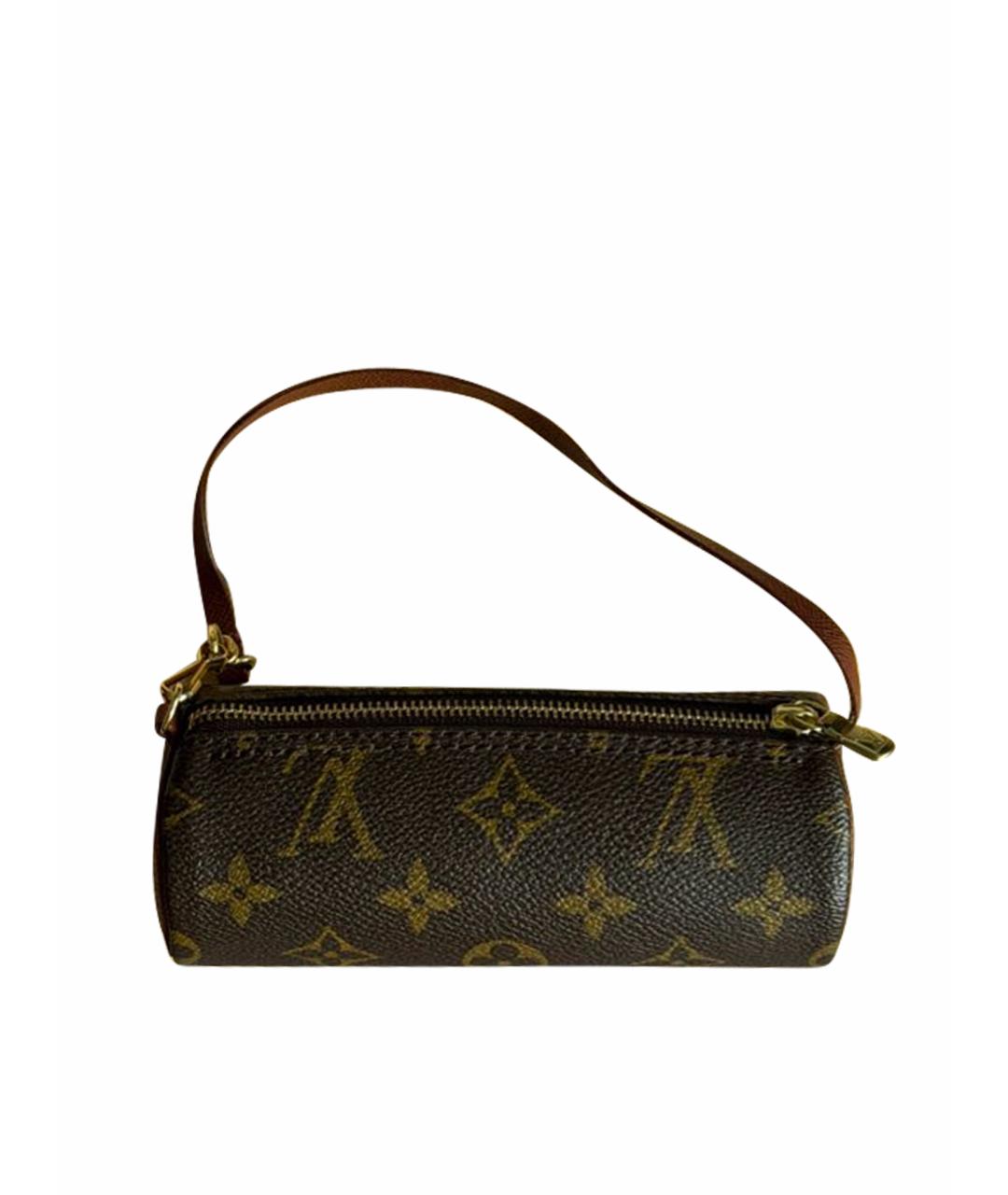 LOUIS VUITTON Коричневая кожаная сумка тоут, фото 1