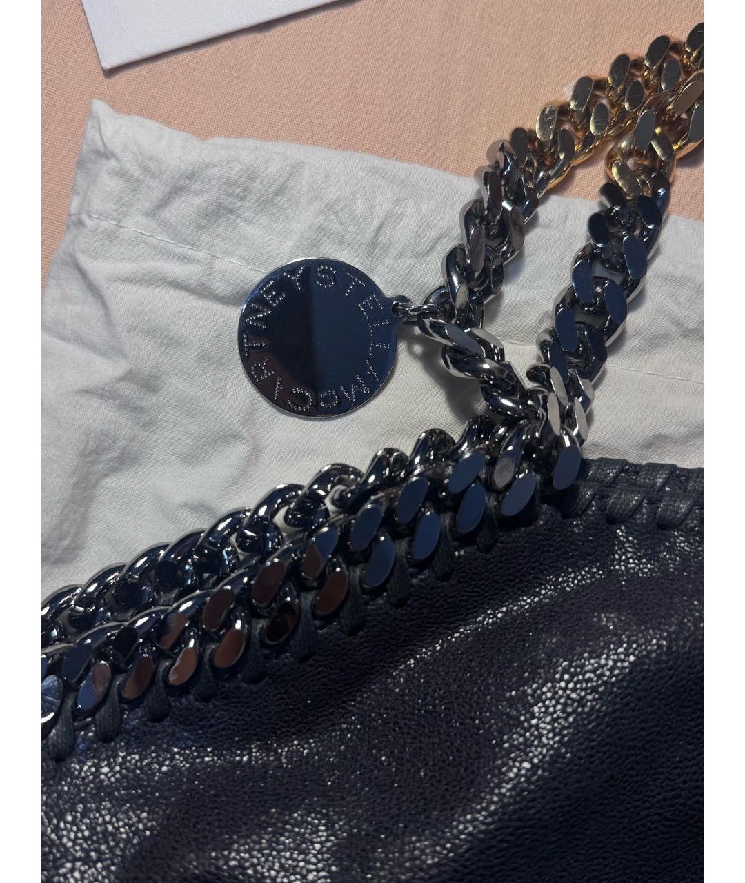 STELLA MCCARTNEY Антрацитовая сумка тоут, фото 3