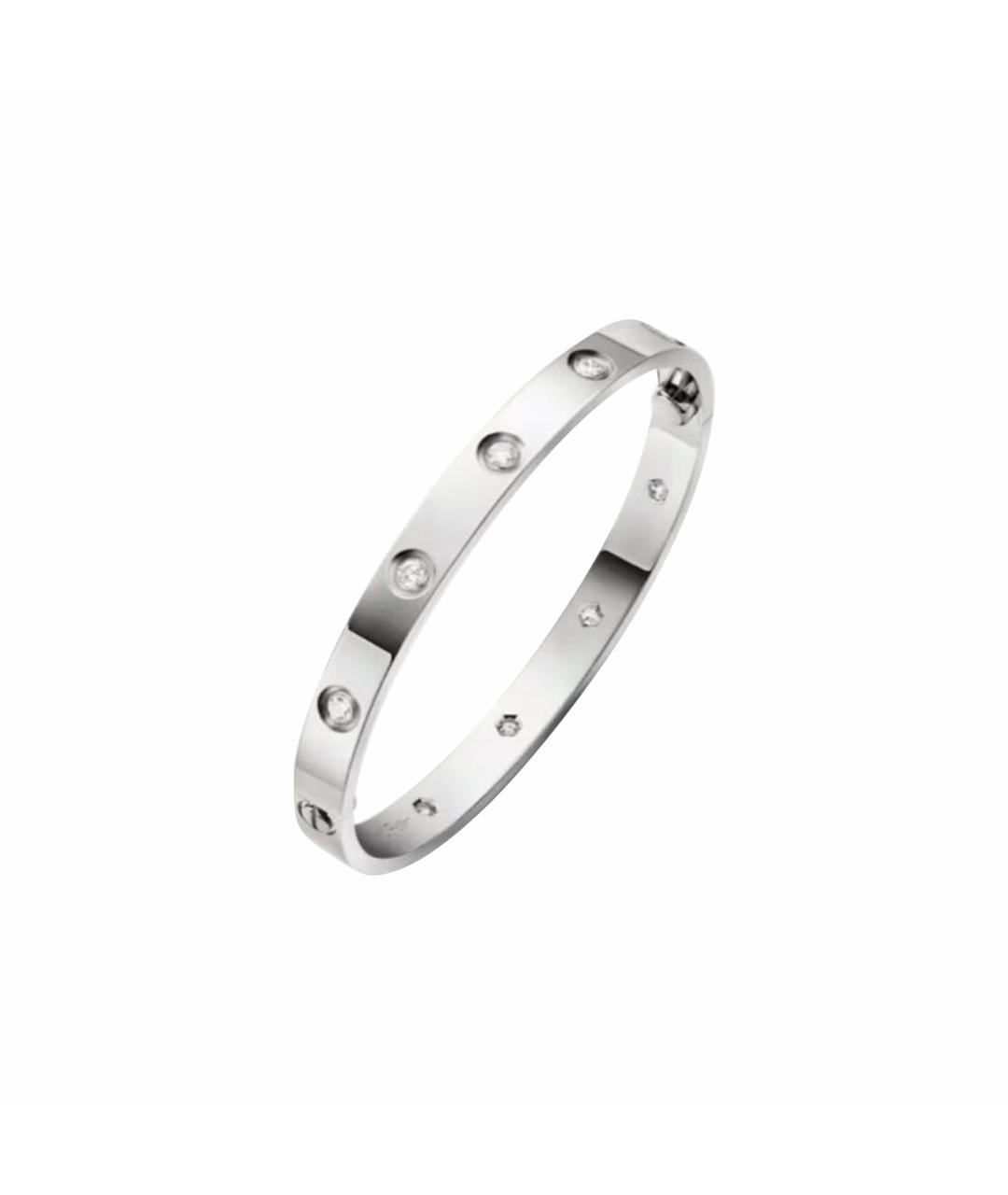 CARTIER Серебряный браслет из белого золота, фото 1