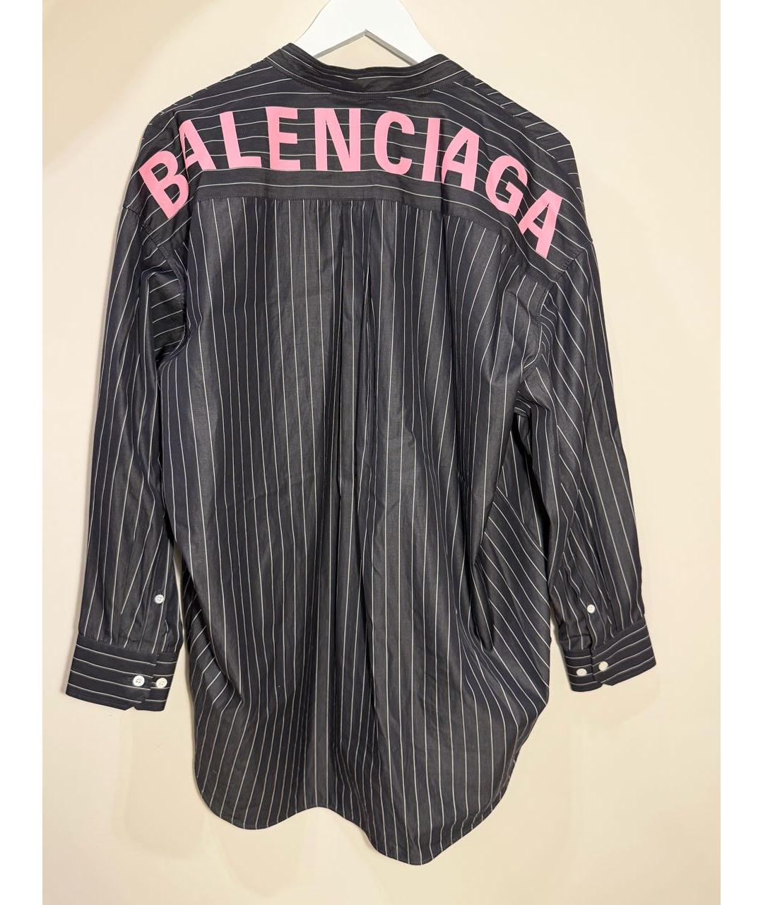 BALENCIAGA Серая хлопковая рубашка, фото 2