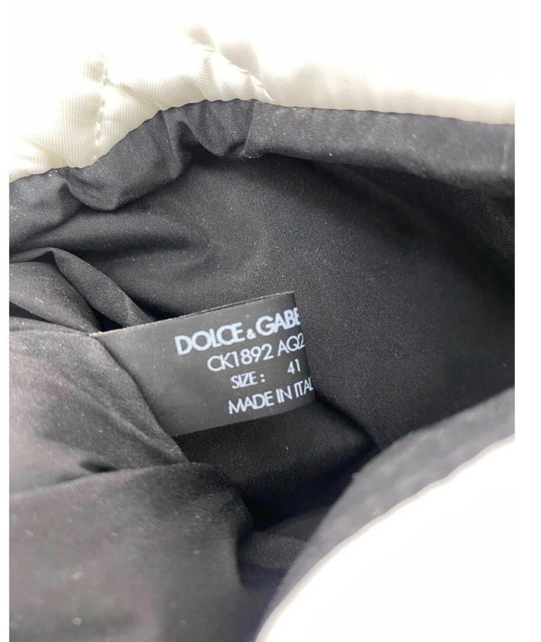 DOLCE&GABBANA Белые сапоги, фото 7