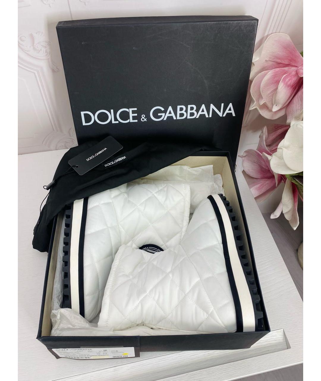 DOLCE&GABBANA Белые сапоги, фото 8