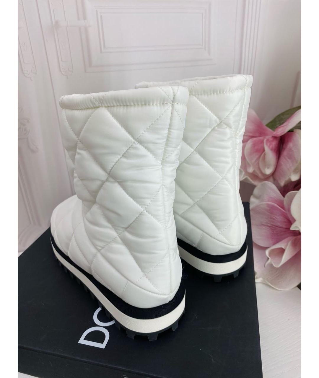 DOLCE&GABBANA Белые сапоги, фото 4