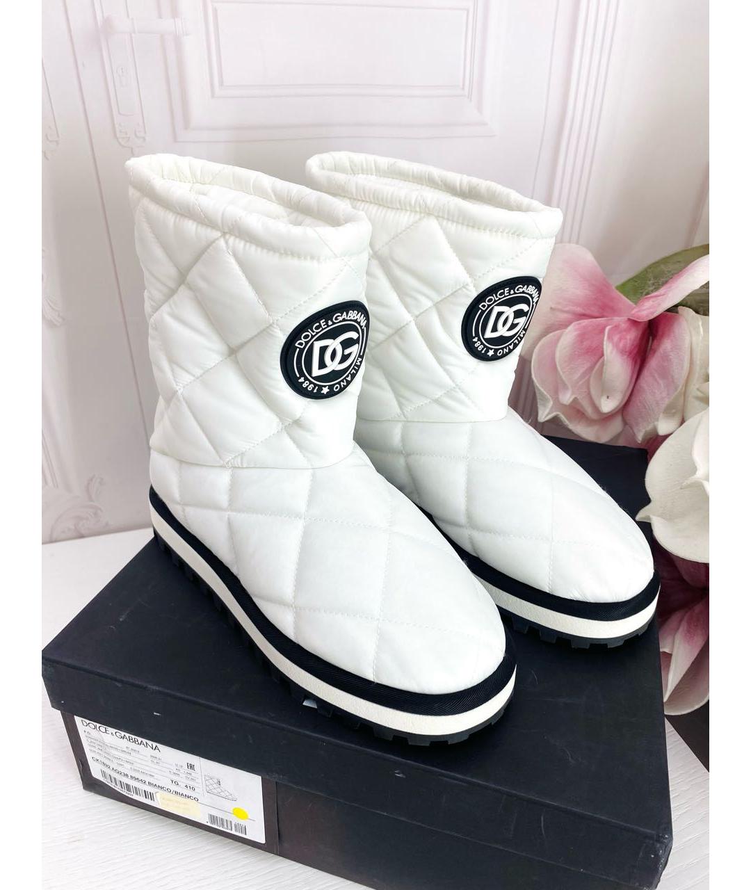 DOLCE&GABBANA Белые сапоги, фото 3