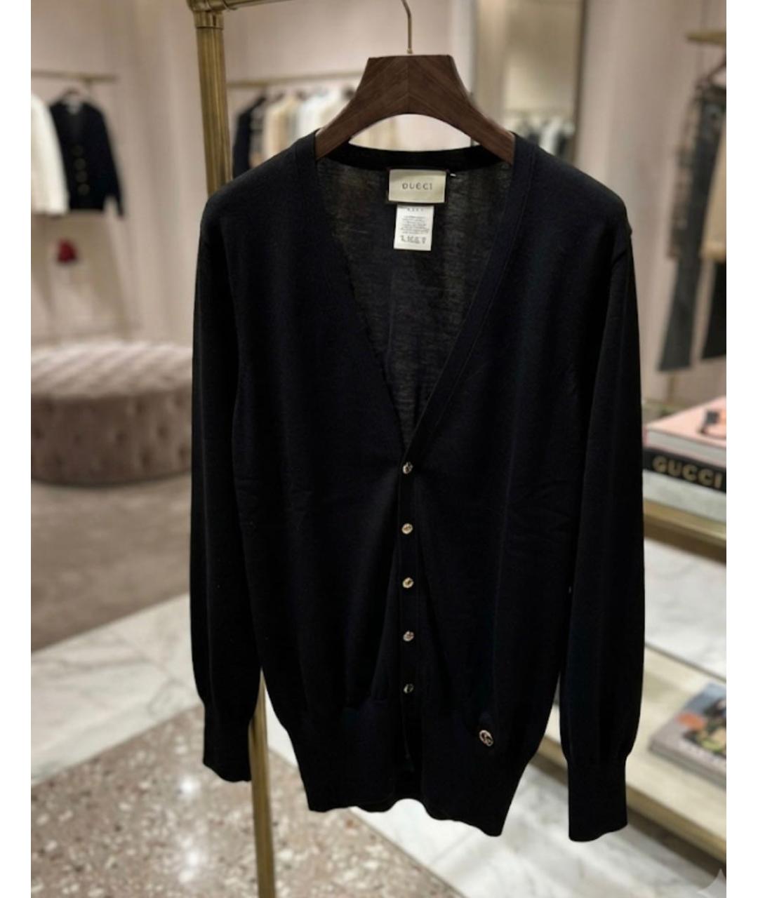 GUCCI Черный кардиган, фото 6
