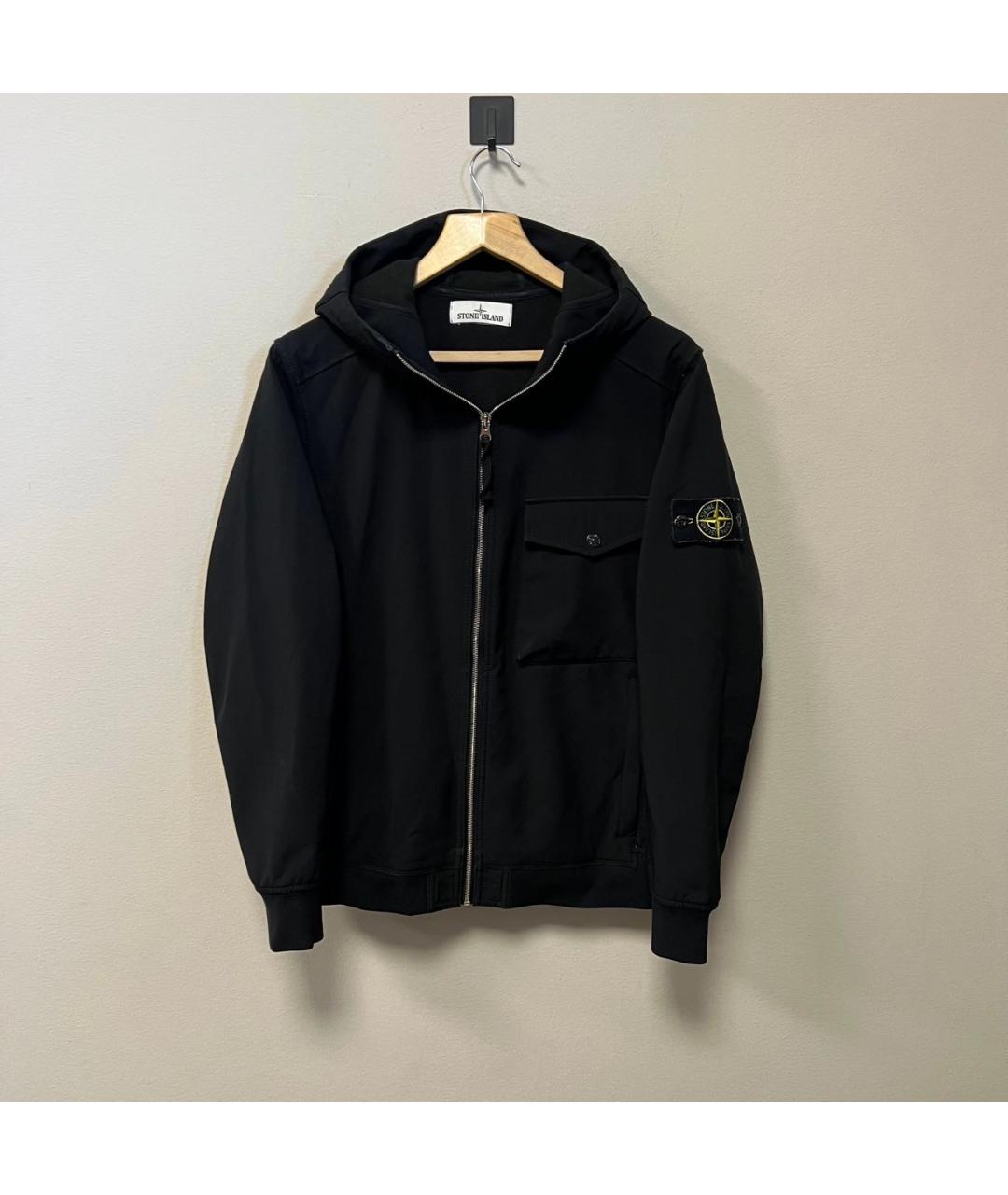 STONE ISLAND Черная куртка, фото 6
